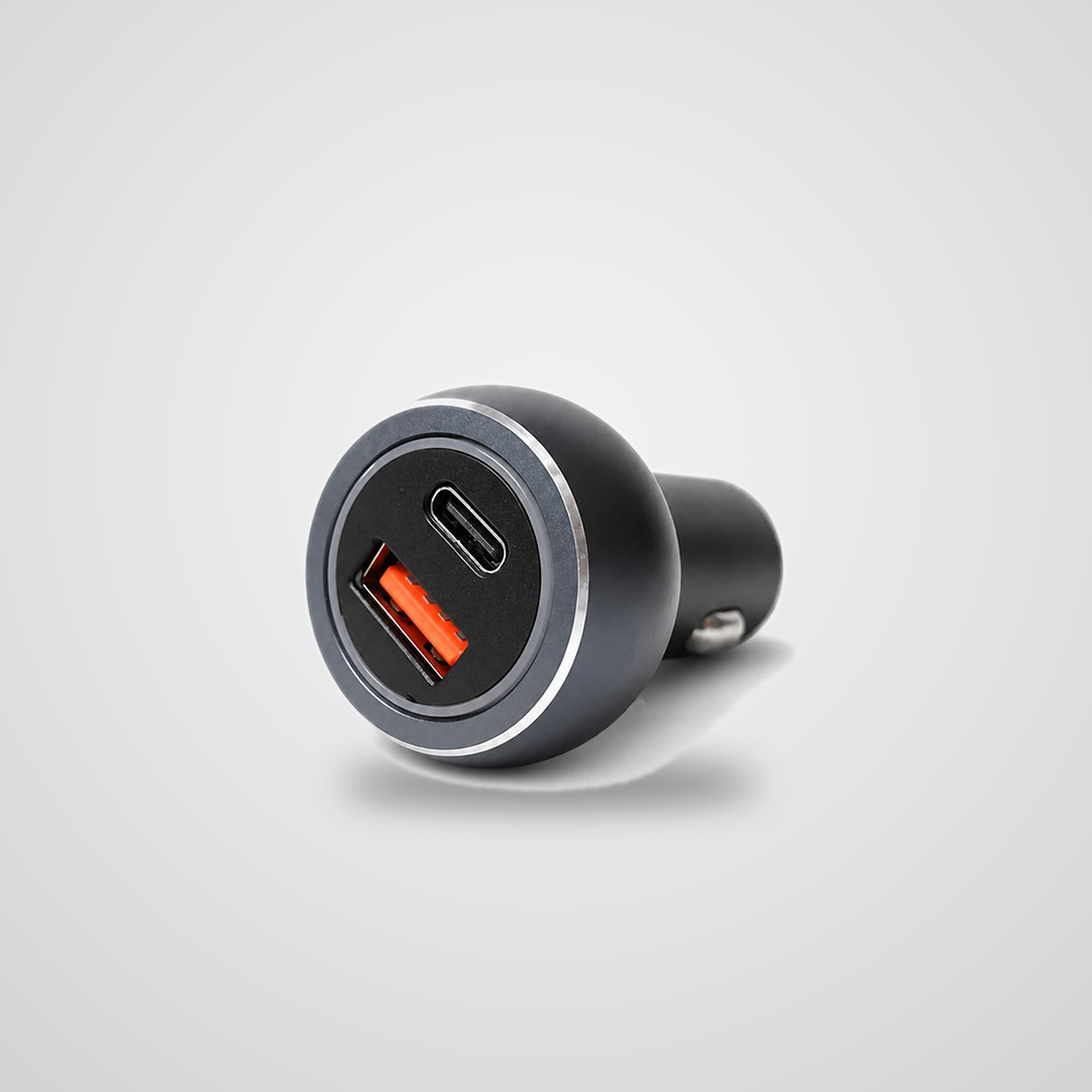 65W Super Fast Dual Port USB Car Charger